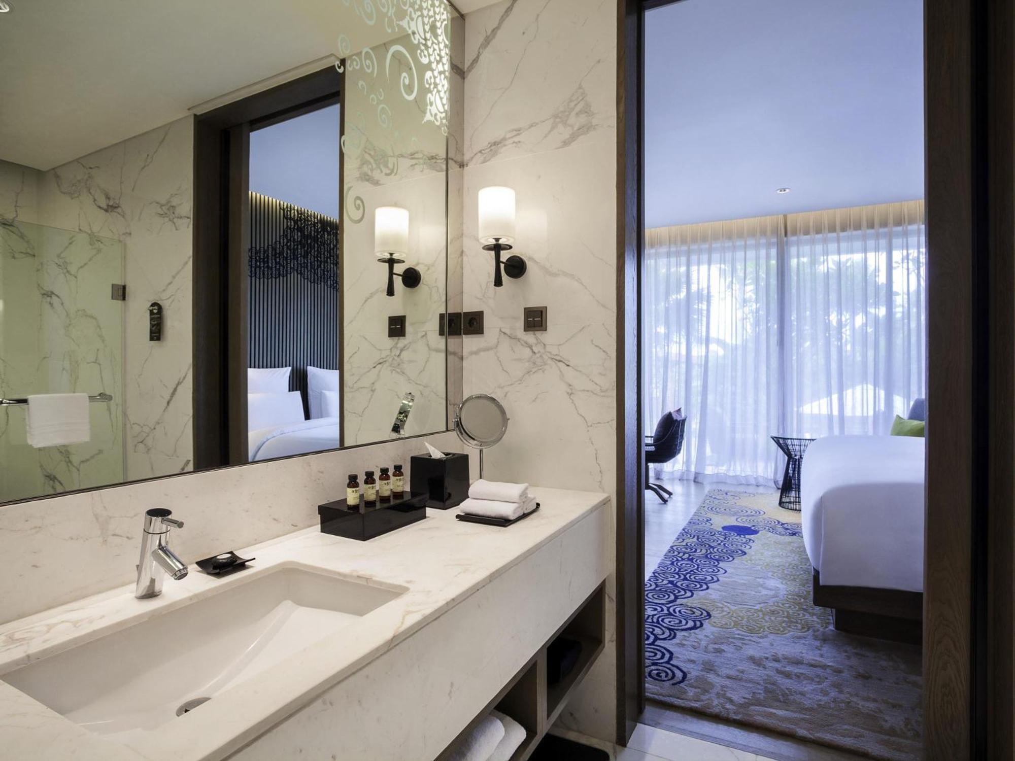 Kamar Deluxe Twin dengan Akses Taman